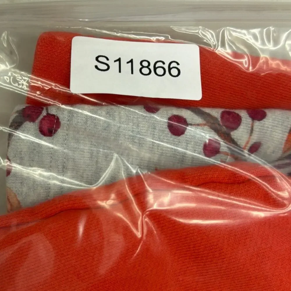 Banana Republic Mens Shorts Orange Red Gray Floral Colorblock Drawstring Large